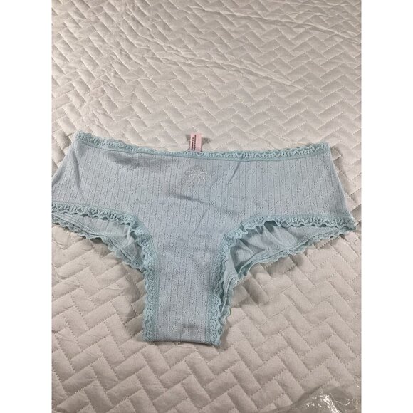 Victorias Secret Womens 2-Pack Cheeky Panties With Embroidered Logo size M New - Picture 4 of 10